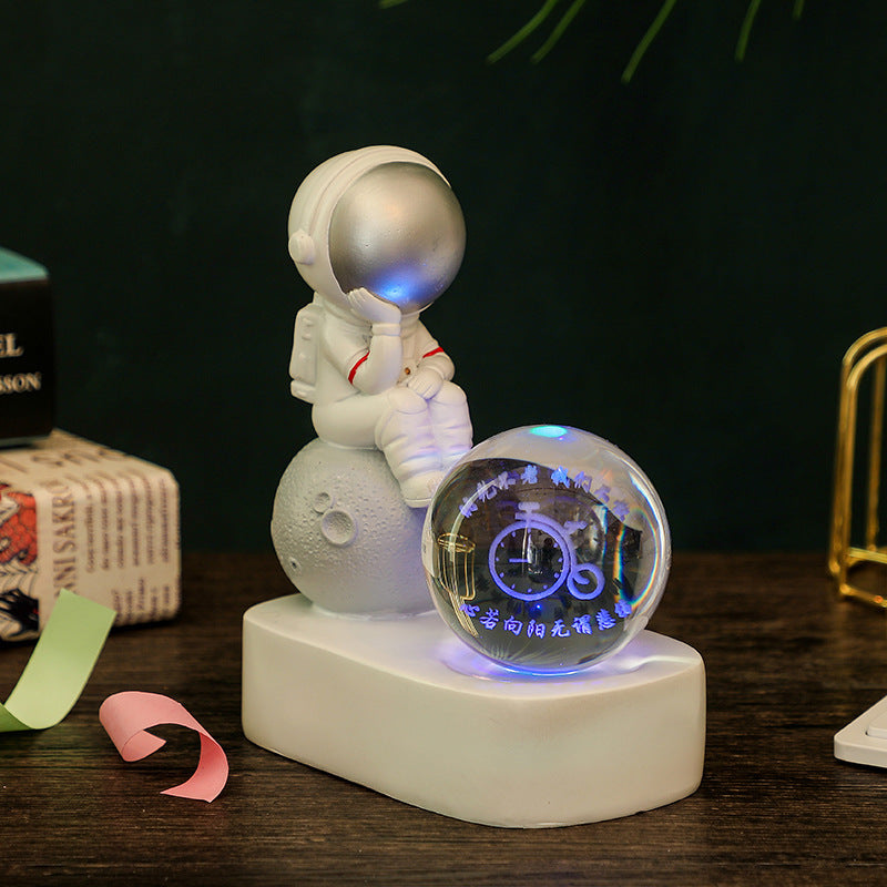 Astronaut Dream Lamp™ – 3D Crystal Ball LED Night Light