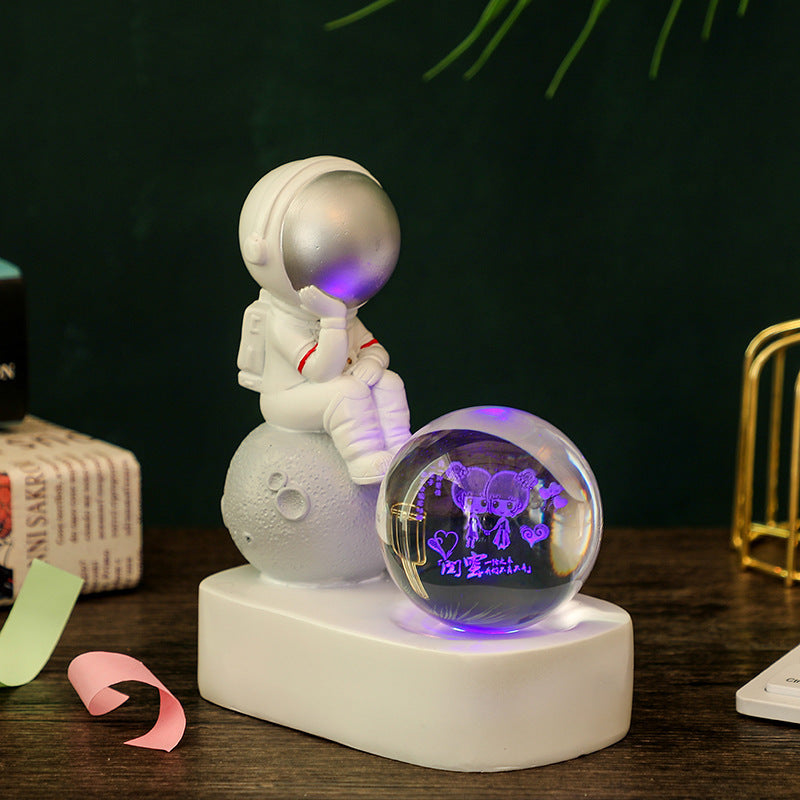 Astronaut Dream Lamp™ – 3D Crystal Ball LED Night Light