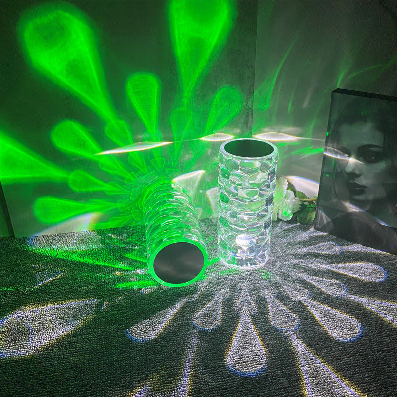 Diamond Spark Lamp™ – Viral Crystal Touch Light with 16 Color Modes