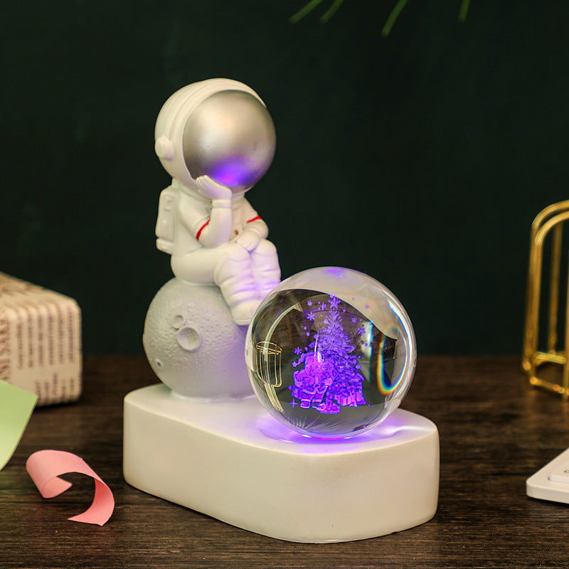 Astronaut Dream Lamp™ – 3D Crystal Ball LED Night Light