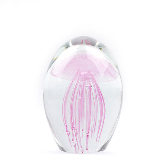 Luminous Glass Crystal Jellyfish Ball Night Light