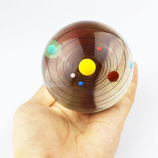 3D Crystal Ball Transparent Glowing Milky Way Ornament